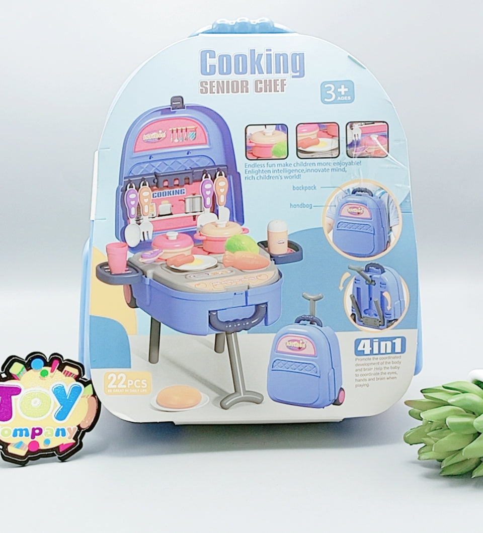 4 In 1 Cooking Senior Chef Play Set 22 Pcs