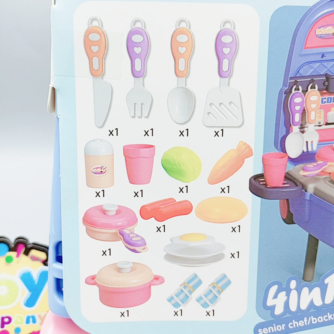 4 In 1 Cooking Senior Chef Play Set 22 Pcs