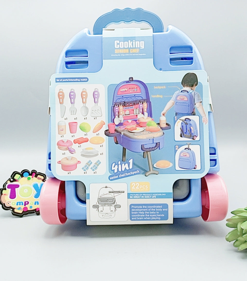 4 In 1 Cooking Senior Chef Play Set 22 Pcs