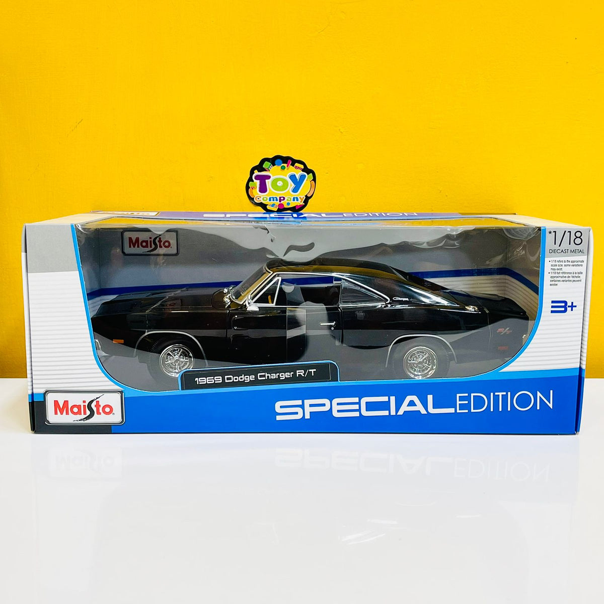 Maisto 1:18 Special Edition 1969 Dodge Charger - Black