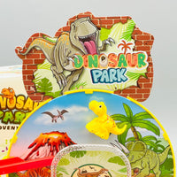 3D Dinosaur Chase & Race Track with Lights & Sound