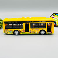 Friction City Bus with Openable Door, Lights and Sound - Assortment