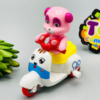 Friction Windup Motorcycle Puppy