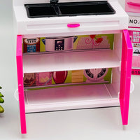 Mini Kitchen Set With Doll