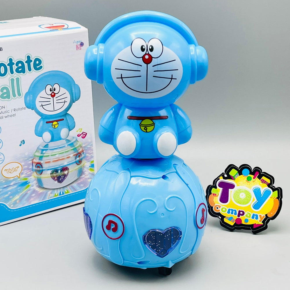 Doremon Shape Rotate Ball With Multi-Features