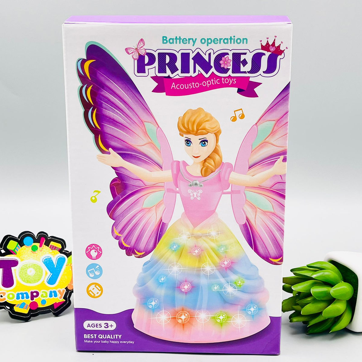 Battery Operated Princess With Flapping Wings
