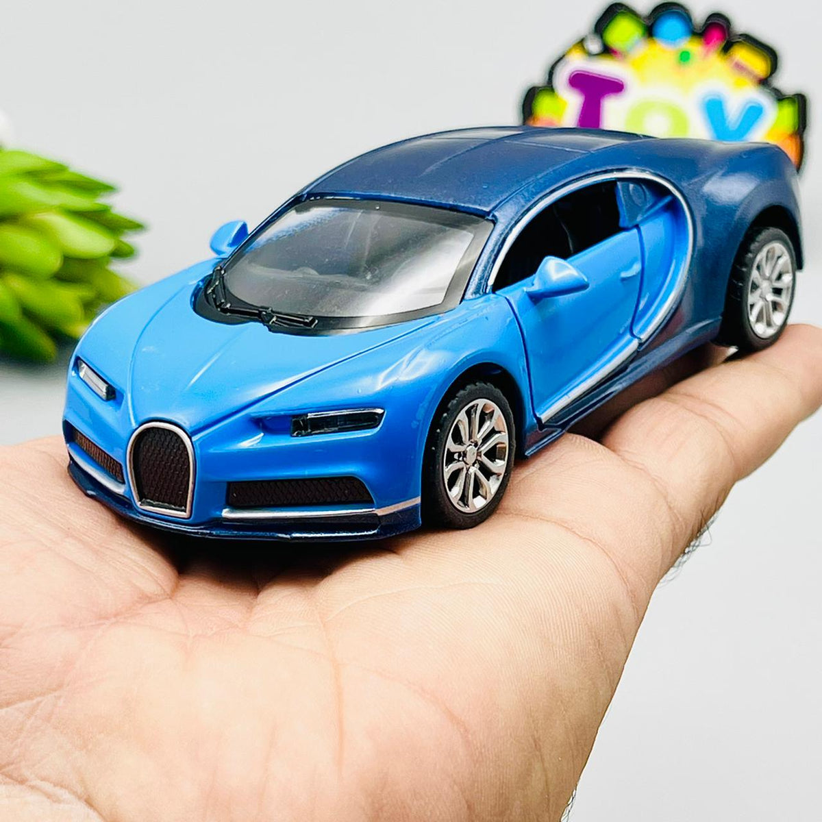 Diecast Metal Body Bugatti Chiron Model Car