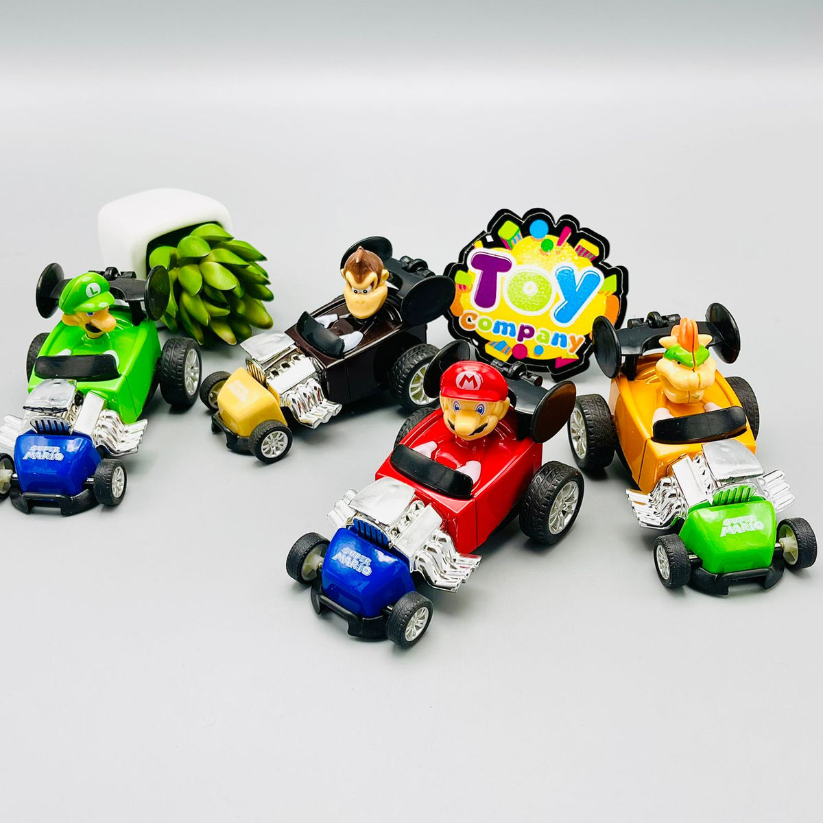 Hot Wheel Super Mario Character Car Toys