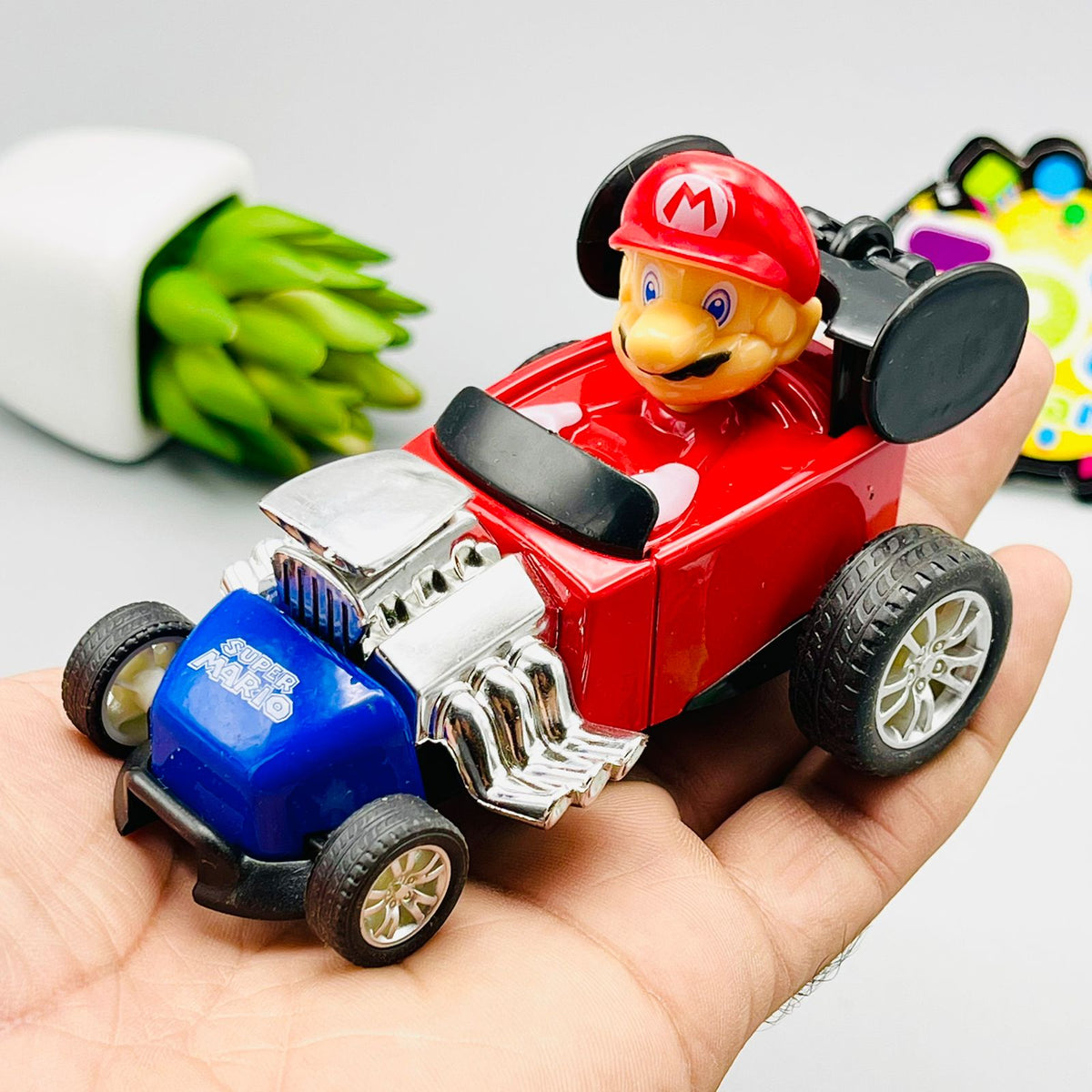 Hot Wheel Super Mario Character Car Toys