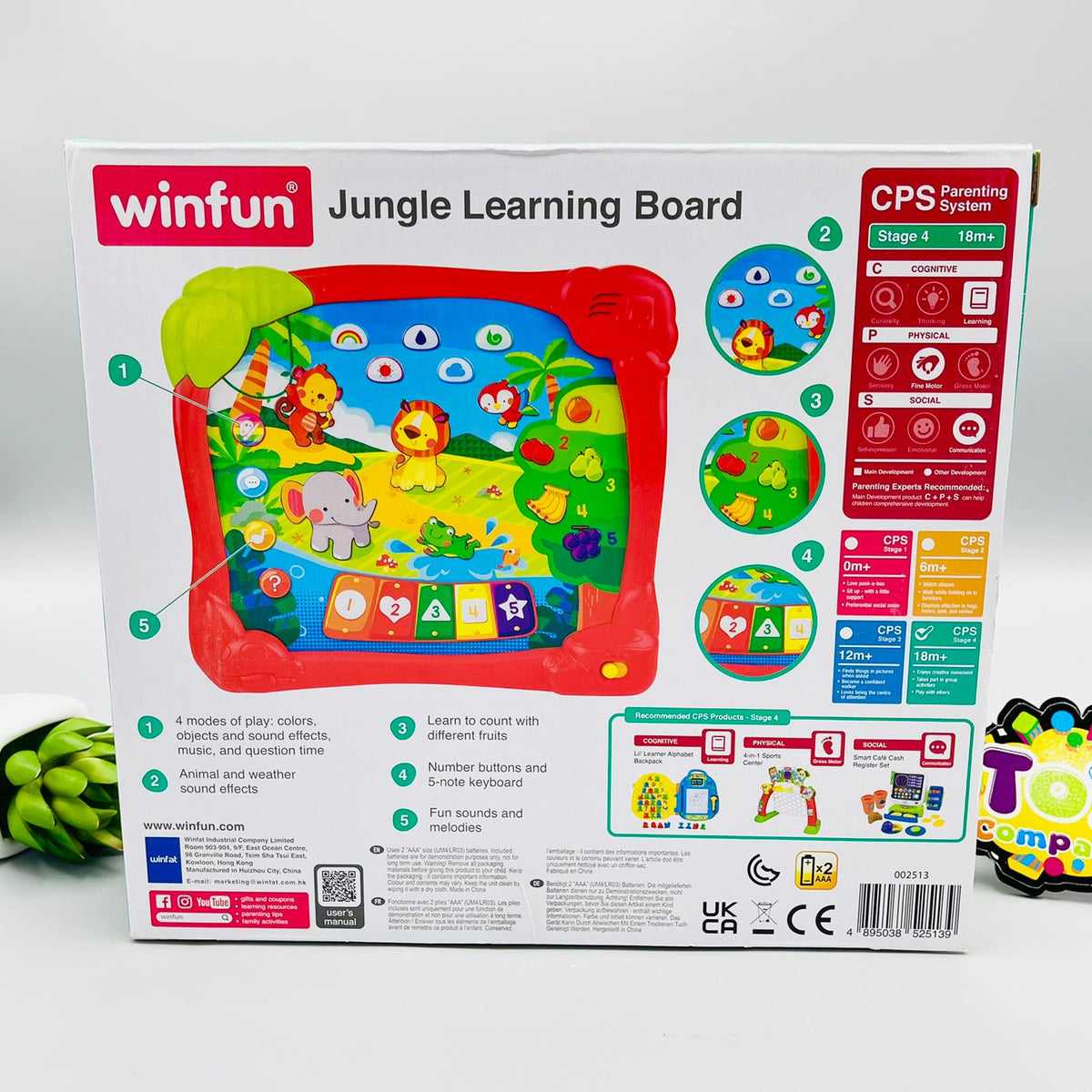WinFun Jungle Learning Board