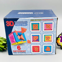 3D Tangram Puzzle Cube Game