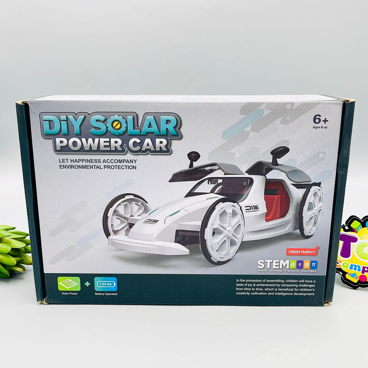 DIY Solar Power Car Model For Kids