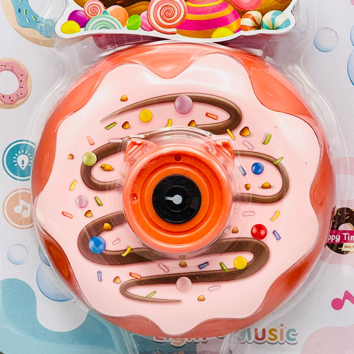 Children's Electric Donut Bubble Machine