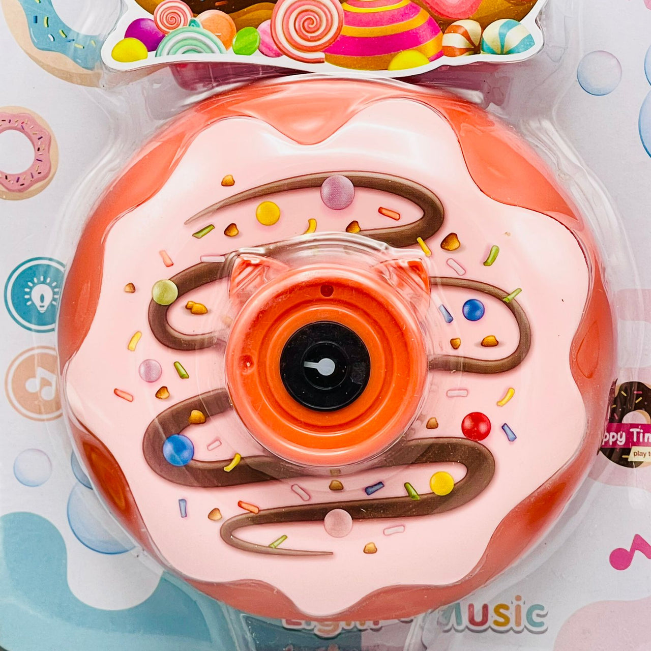 Children's Electric Donut Bubble Machine