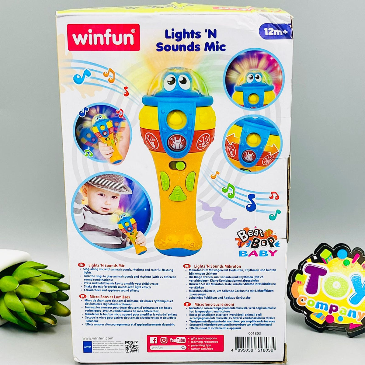 WinFun Lights 'N Sound Mic For Kids