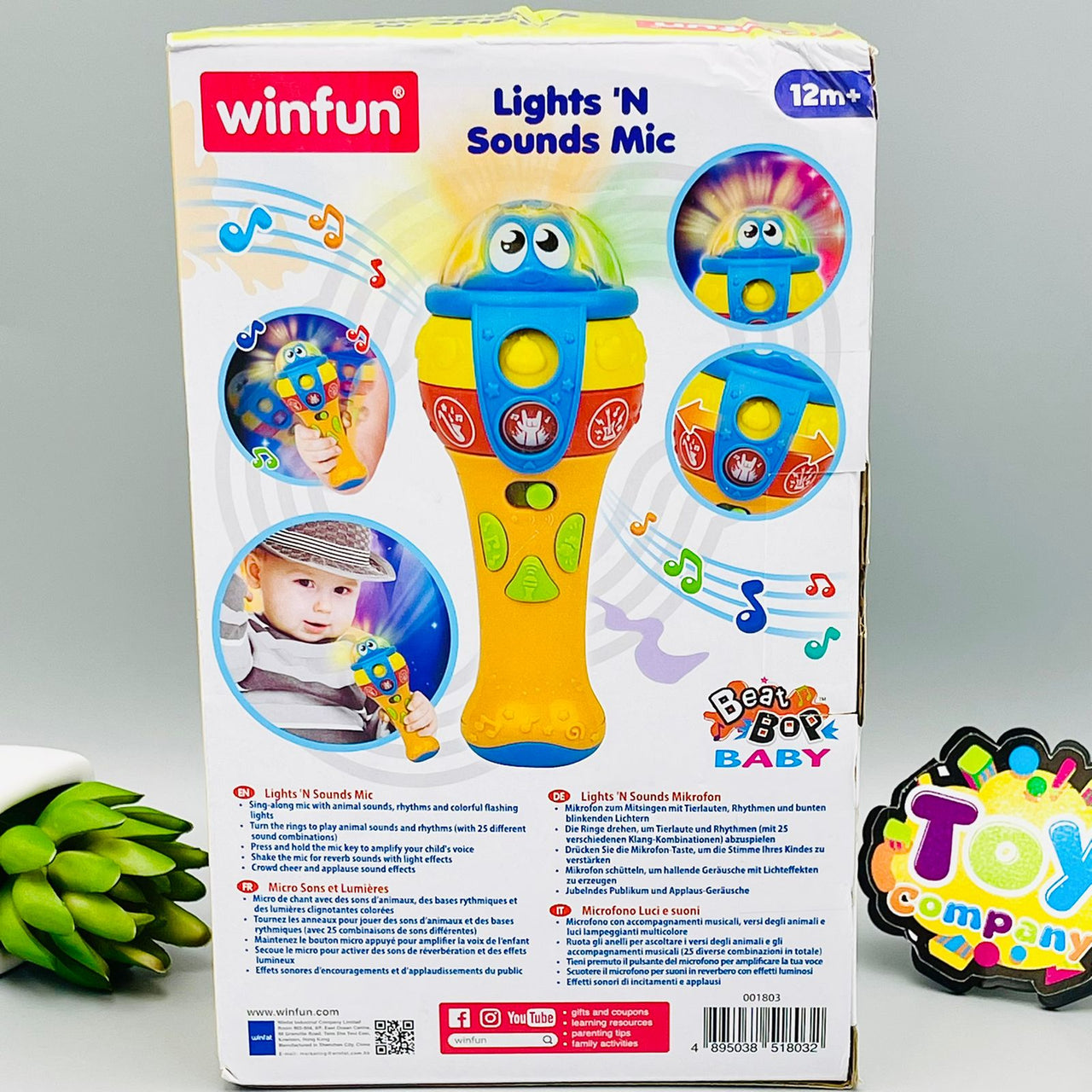 WinFun Lights 'N Sound Mic For Kids