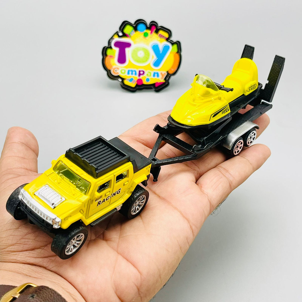 Diecast Metal Truck & Trailer - Assortment