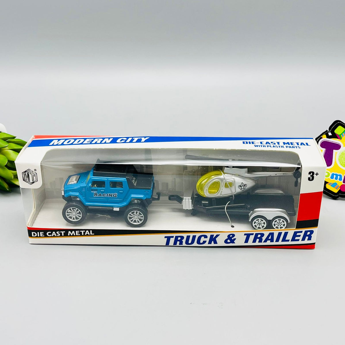 Diecast Metal Truck & Trailer - Assortment