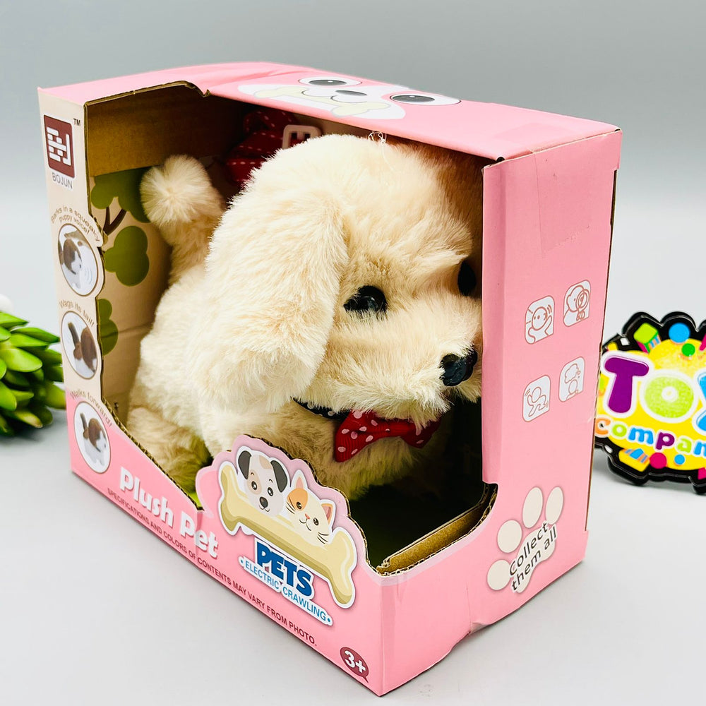 Electric Crawling Plush Pet Dog