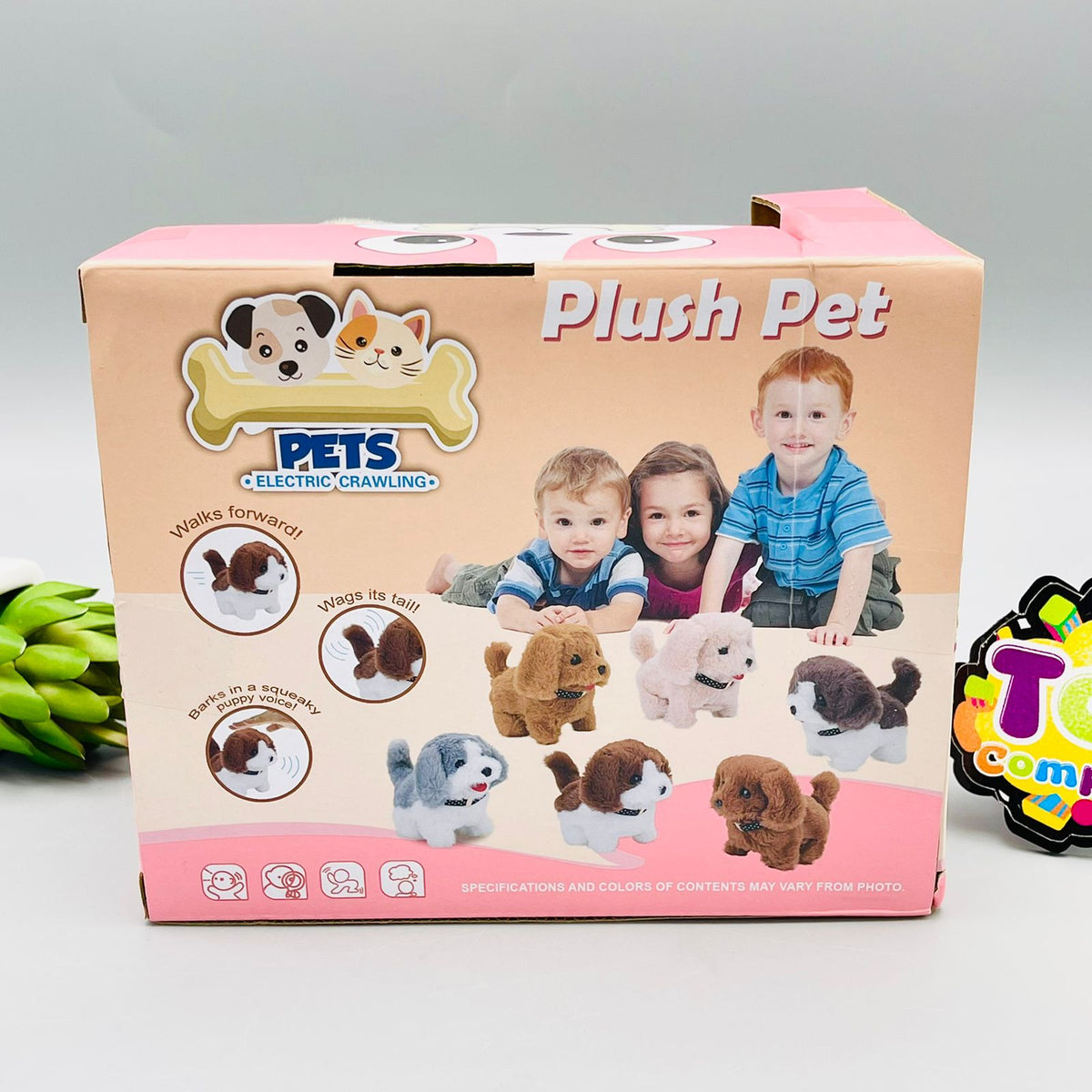 Electric Crawling Plush Pet Dog