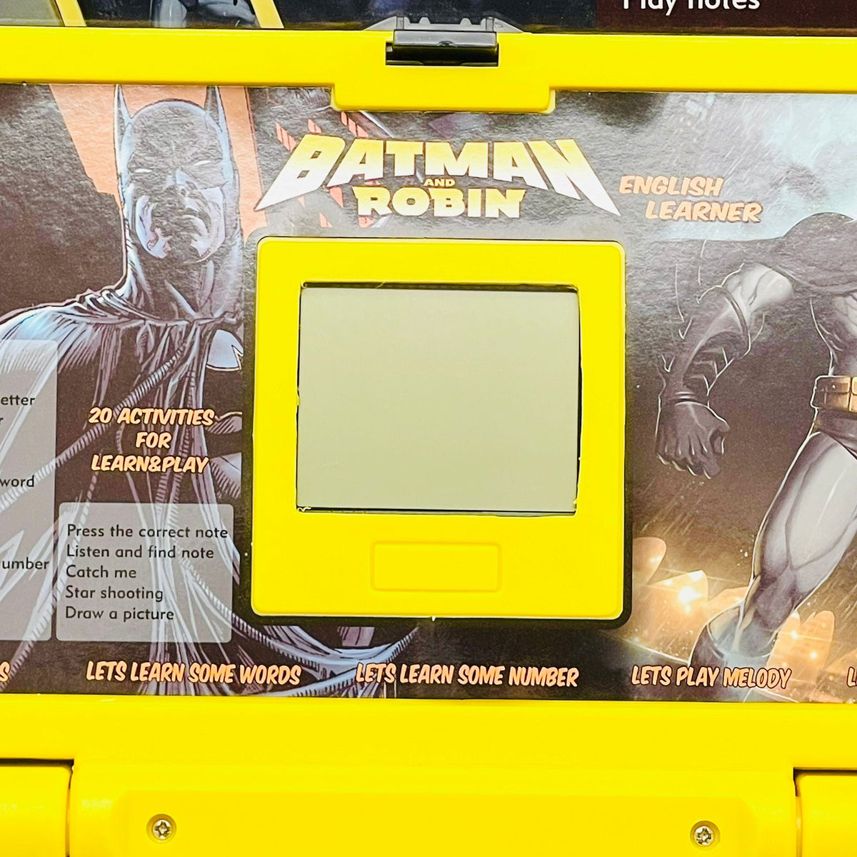English Learning Laptop Batman Design Toy
