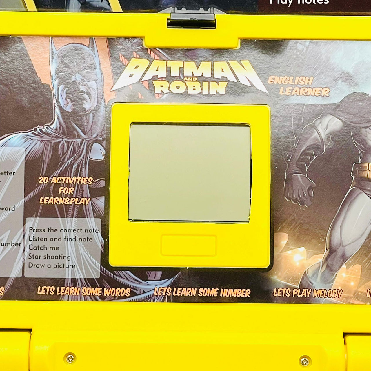 English Learning Laptop Batman Design Toy