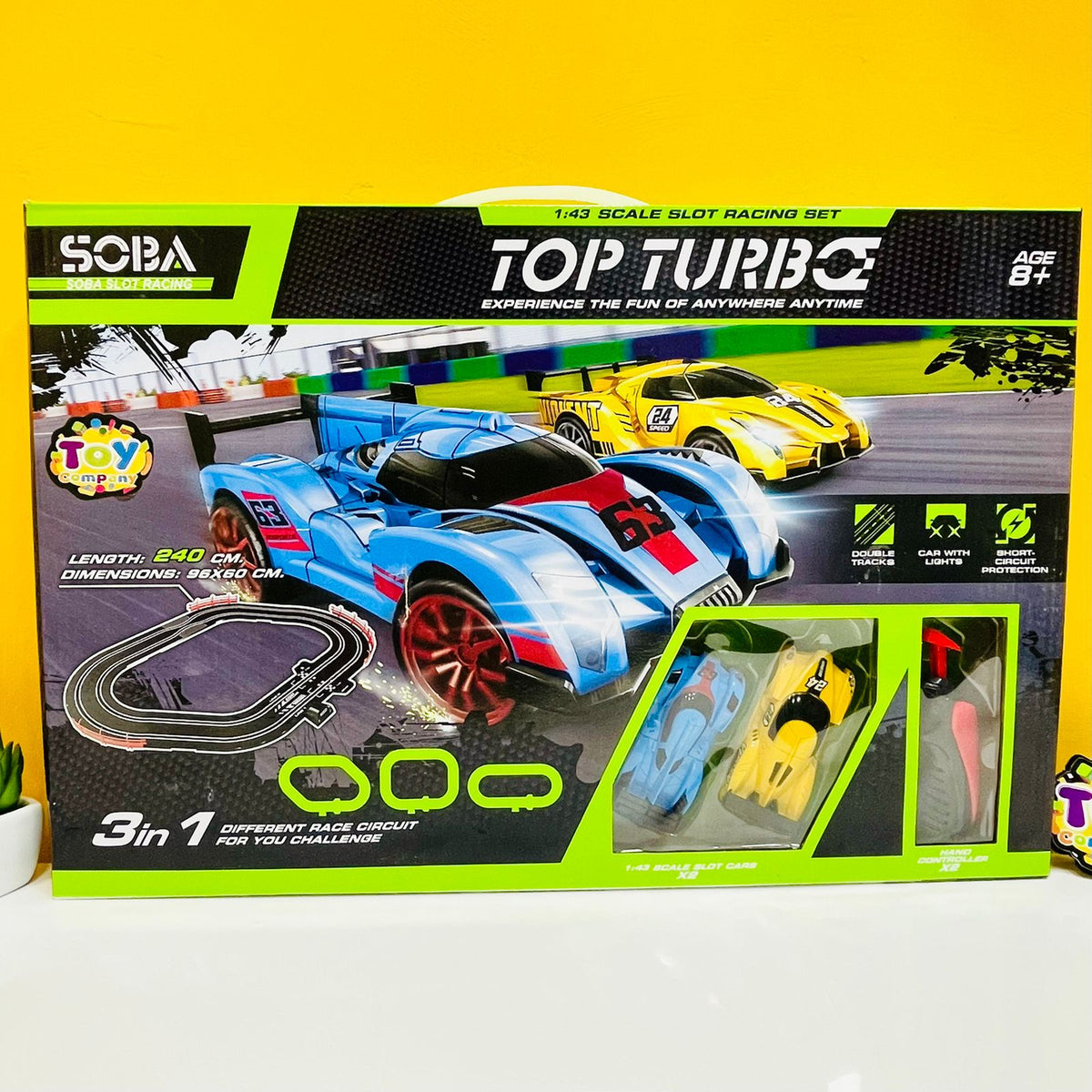 Top Turbo Slot Racing Car Set