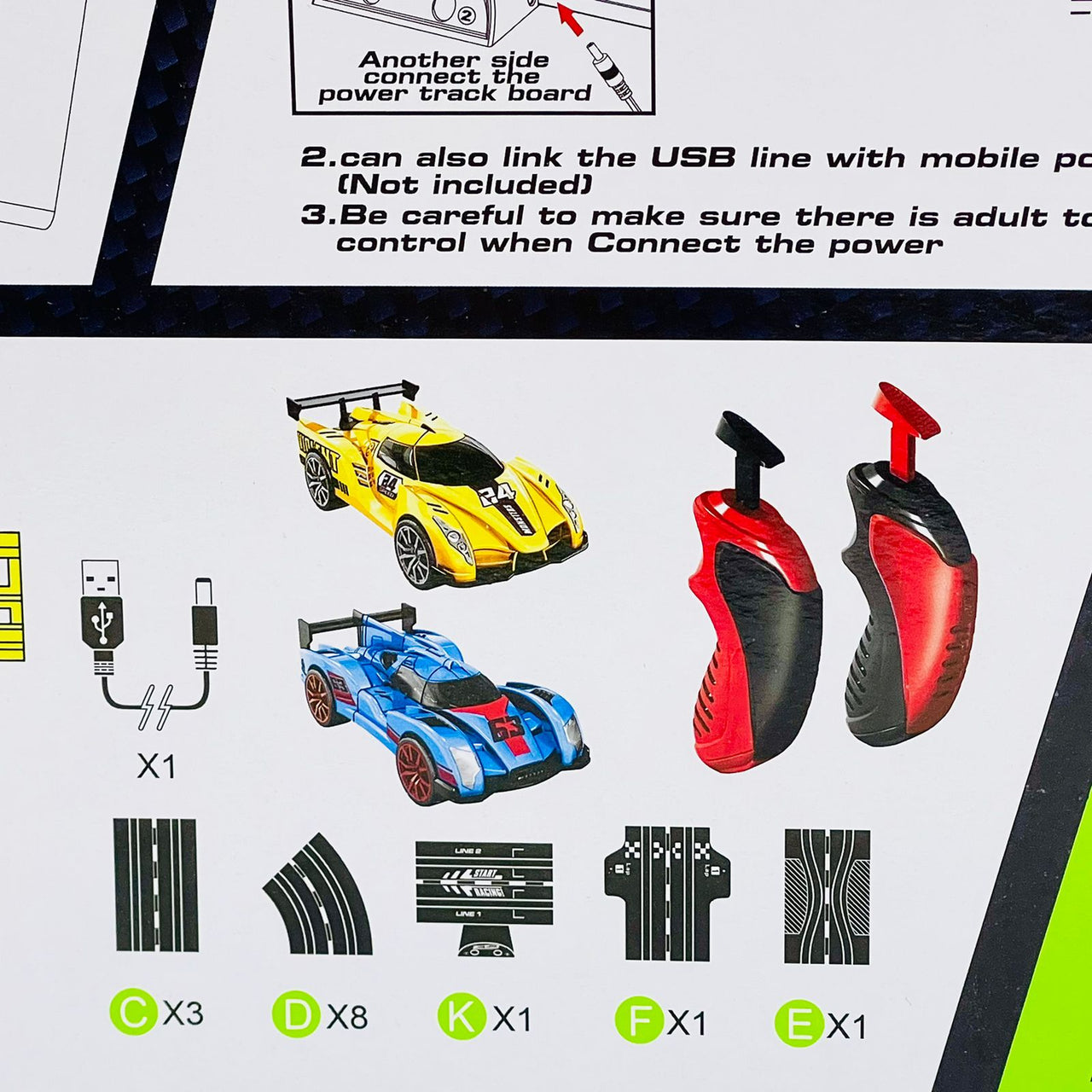 Top Turbo Slot Racing Car Set