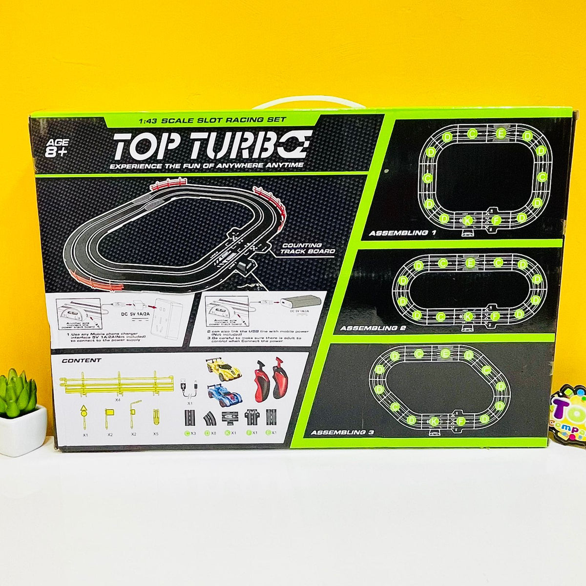 Top Turbo Slot Racing Car Set