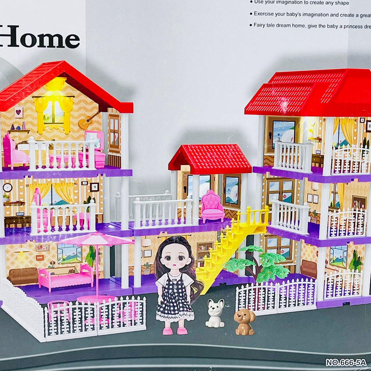 Leisure Home With Warm Color Lights-144Pcs