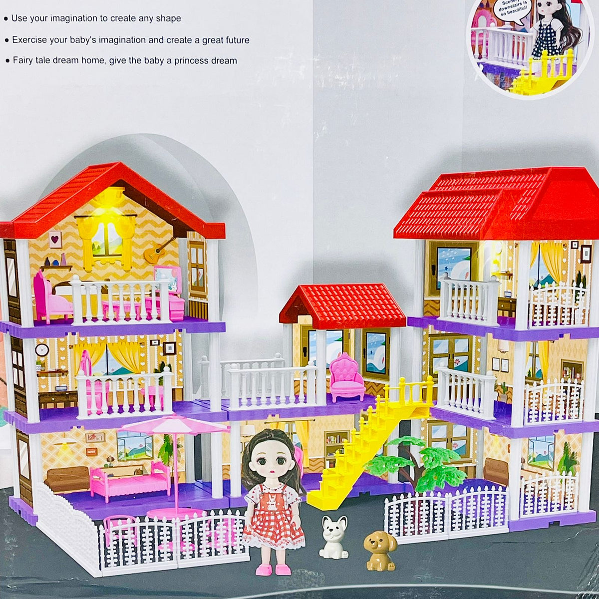 Leisure Home With Warm Color Lights-144Pcs
