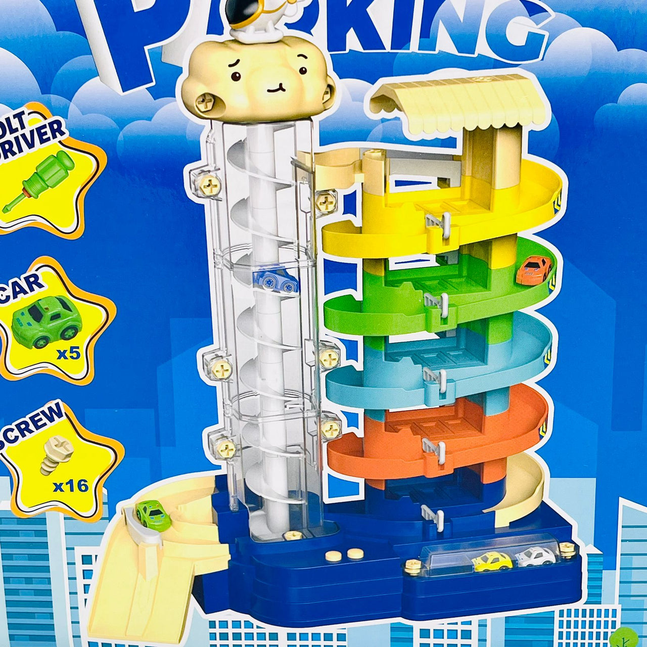 5 Level Vehicle Track Parking Set