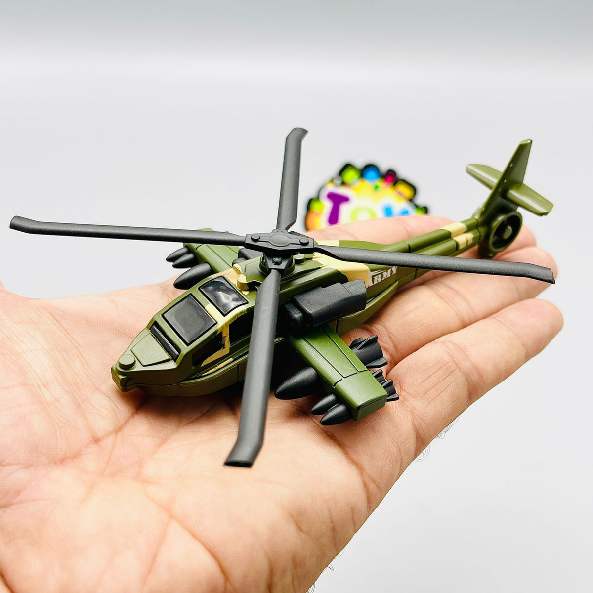 Diecast Army Helicopter