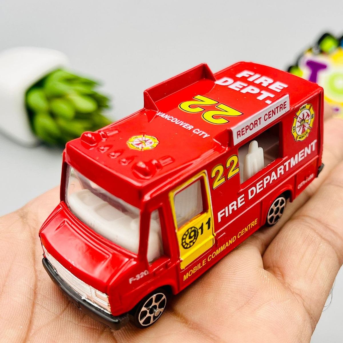 Street Machine Diecast Fire Vehicle Pack Of 3