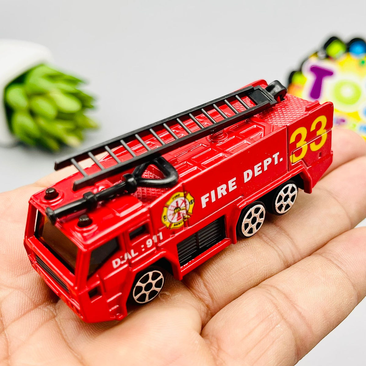 Street Machine Diecast Fire Vehicle Pack Of 3