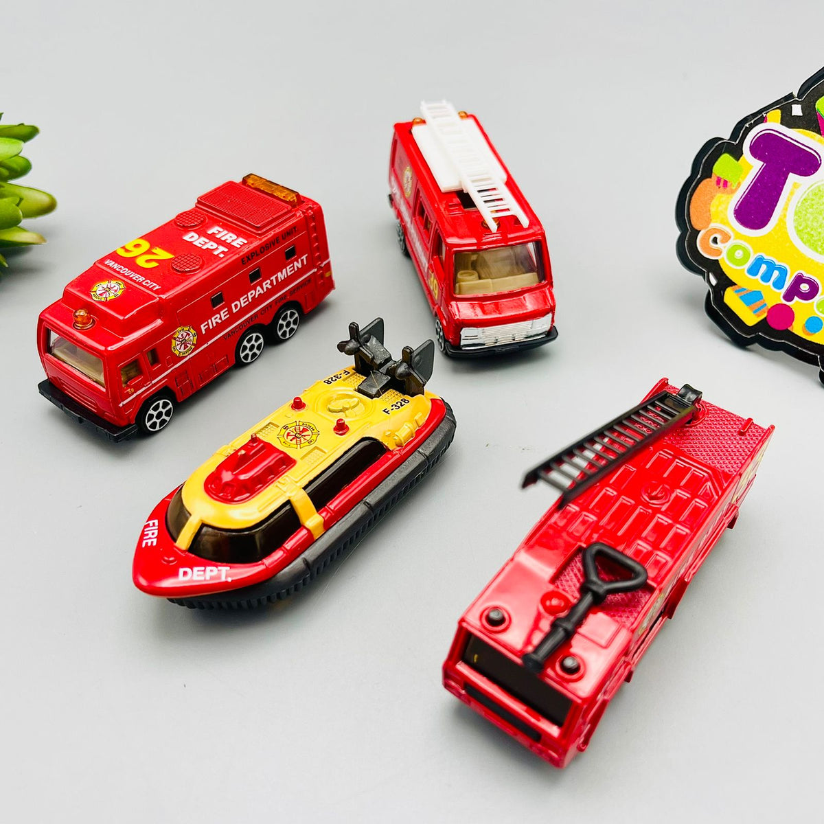 Street Machine Diecast Vehicle Pack Of 4-Assortment