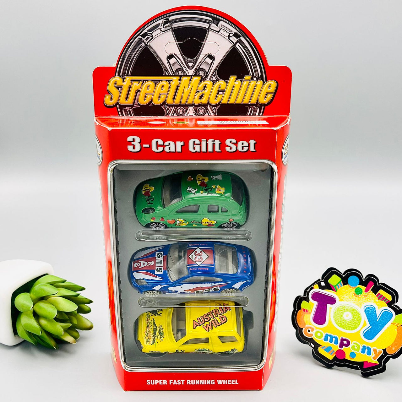 Street Machine Diecast Vehicle Pack Of 3-Assortment