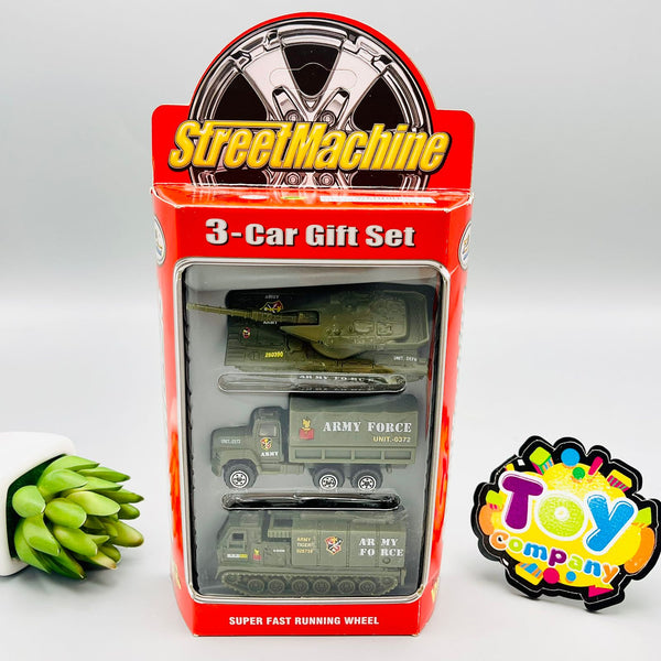 Street Machine Diecast Vehicle Pack Of 3-Assortment