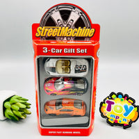 Street Machine Diecast Vehicle Pack Of 3-Assortment