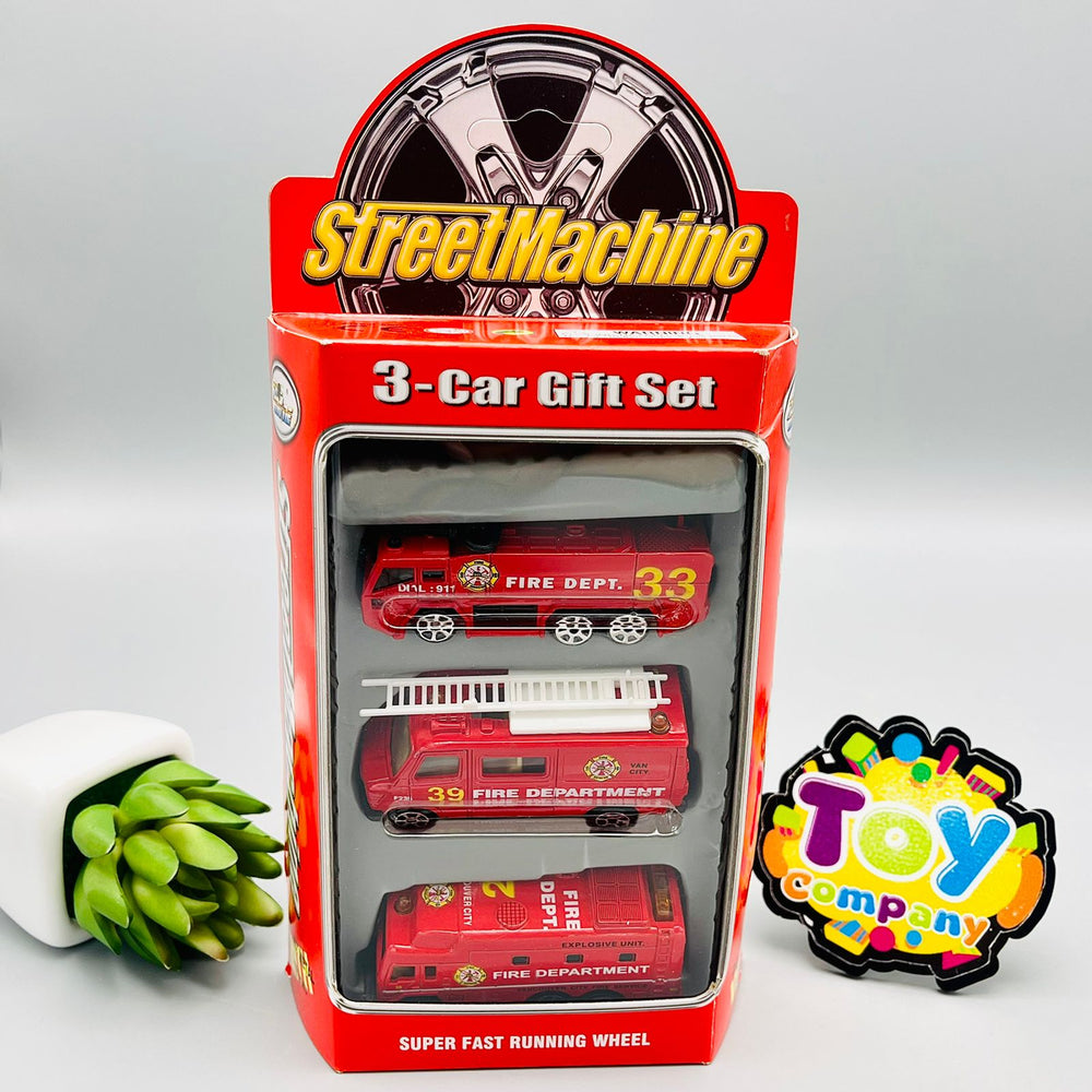 Street Machine Diecast Vehicle Pack Of 3-Assortment