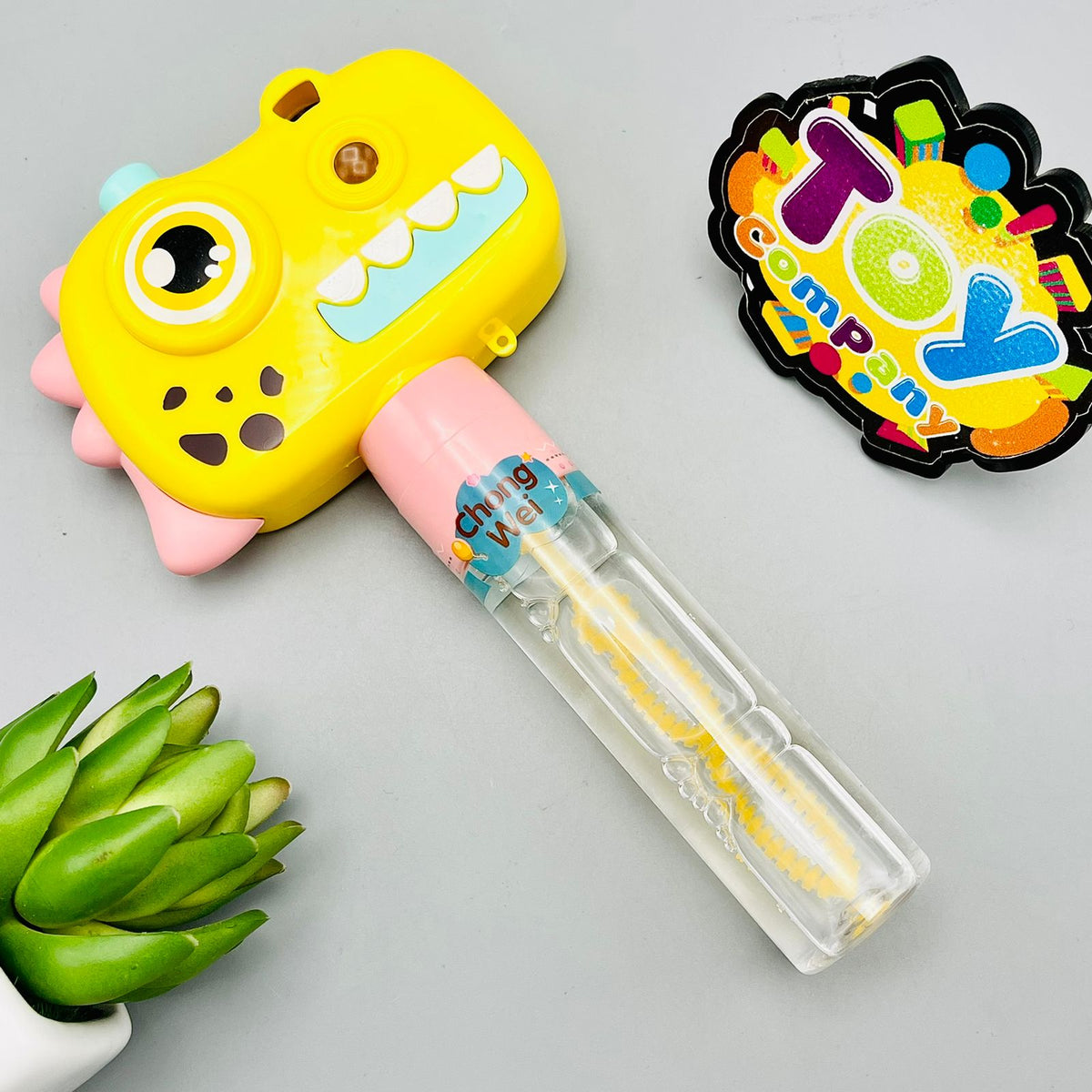 Dinosaur Theme Projection Camera With Bubble Stick