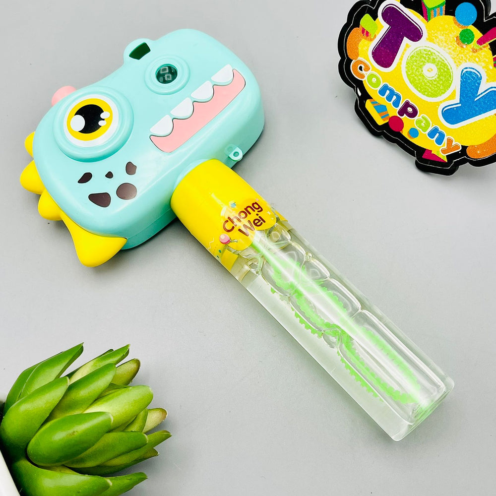 Dinosaur Theme Projection Camera With Bubble Stick
