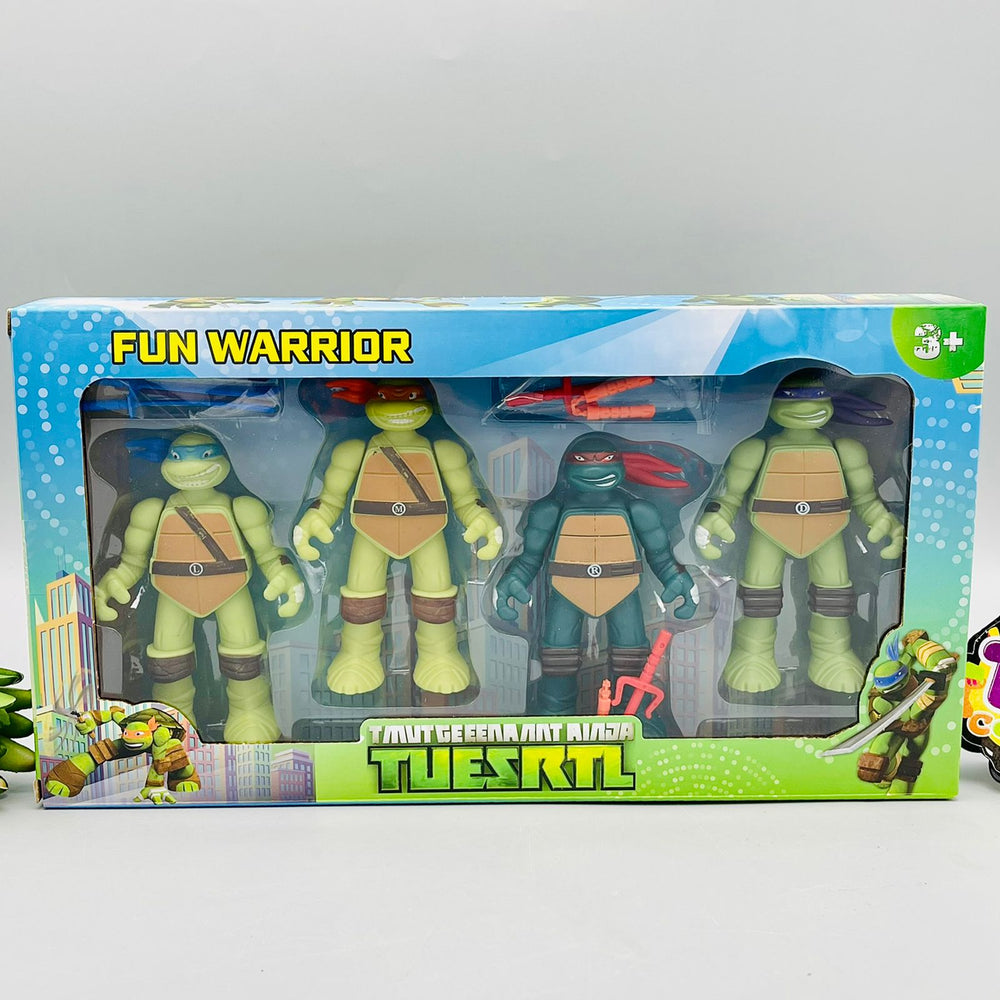 Fun Warrior Teenage Mutant Ninja Turtles-4Pcs