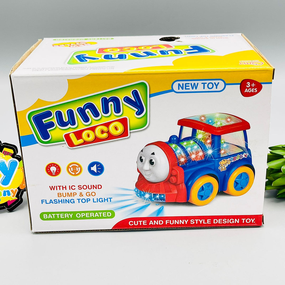 Funny Loco 3D Engine With Light & Sound