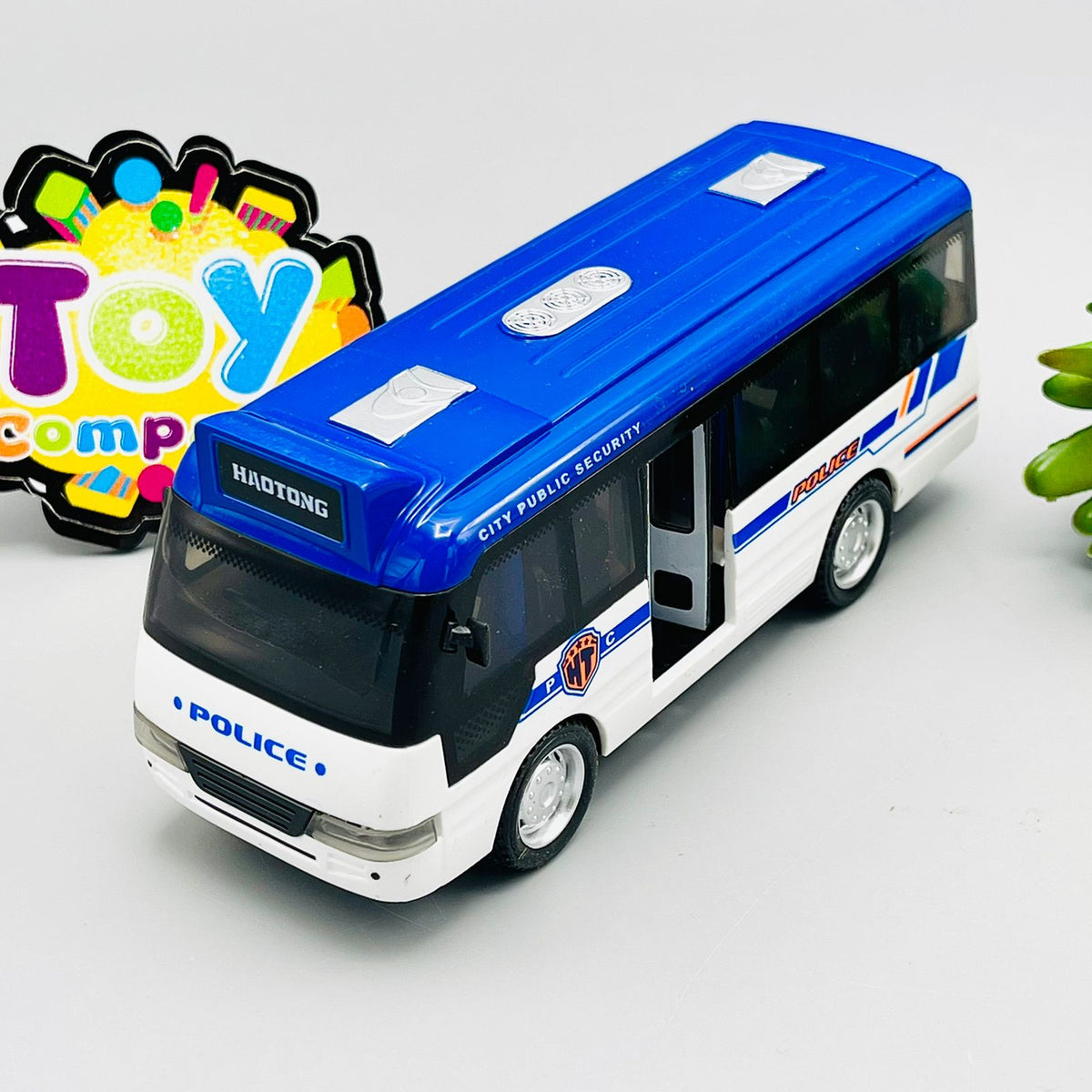 ABS Police Department Inertial Power Bus-Light & Sound