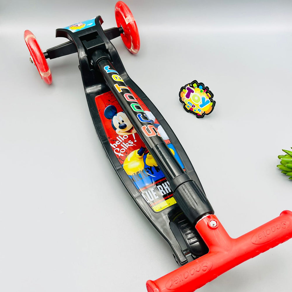 Adjustable Height Kids Scooty - Mickey Mouse