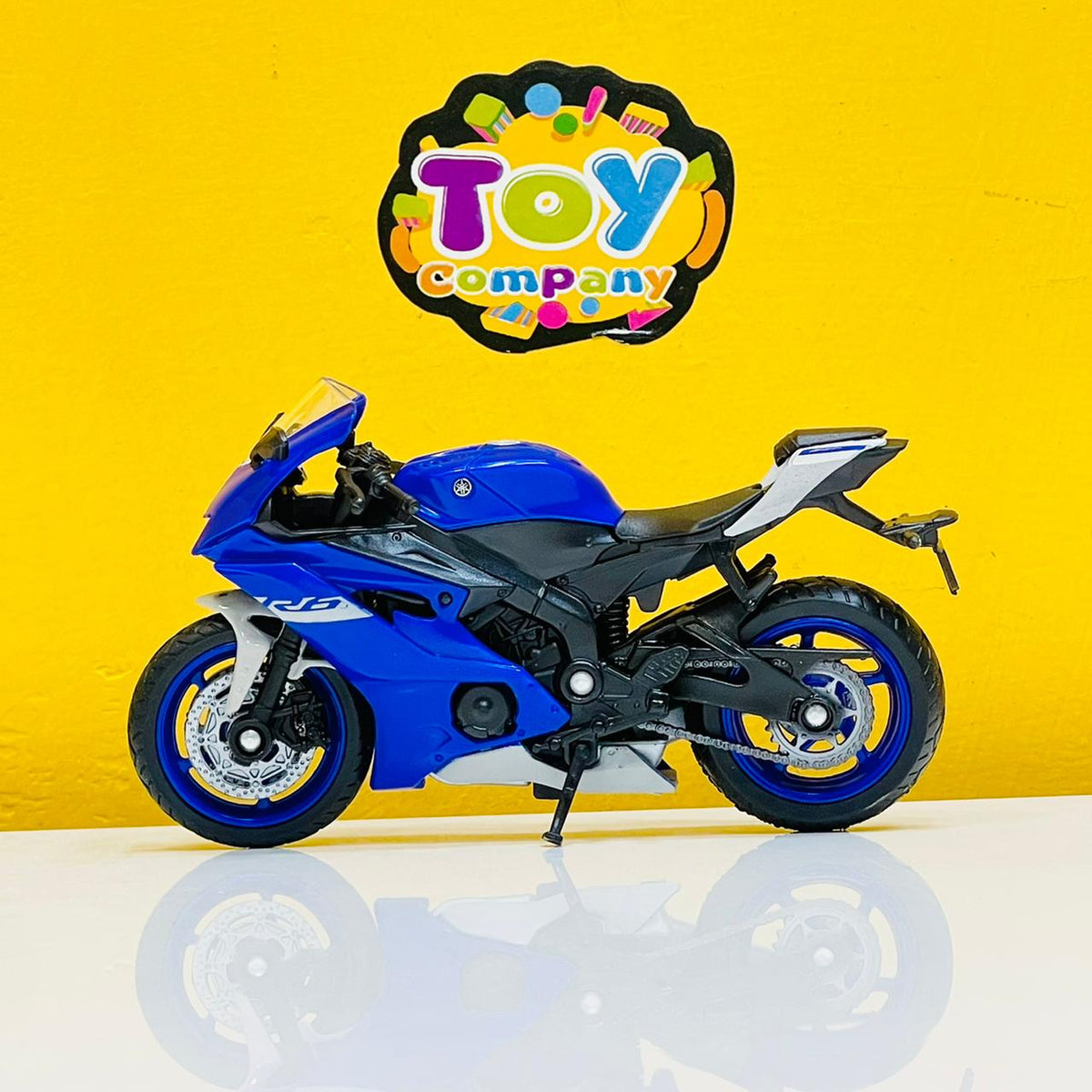 Welly 1:18 Diecast Yamaha YZF-R6 Model Bike