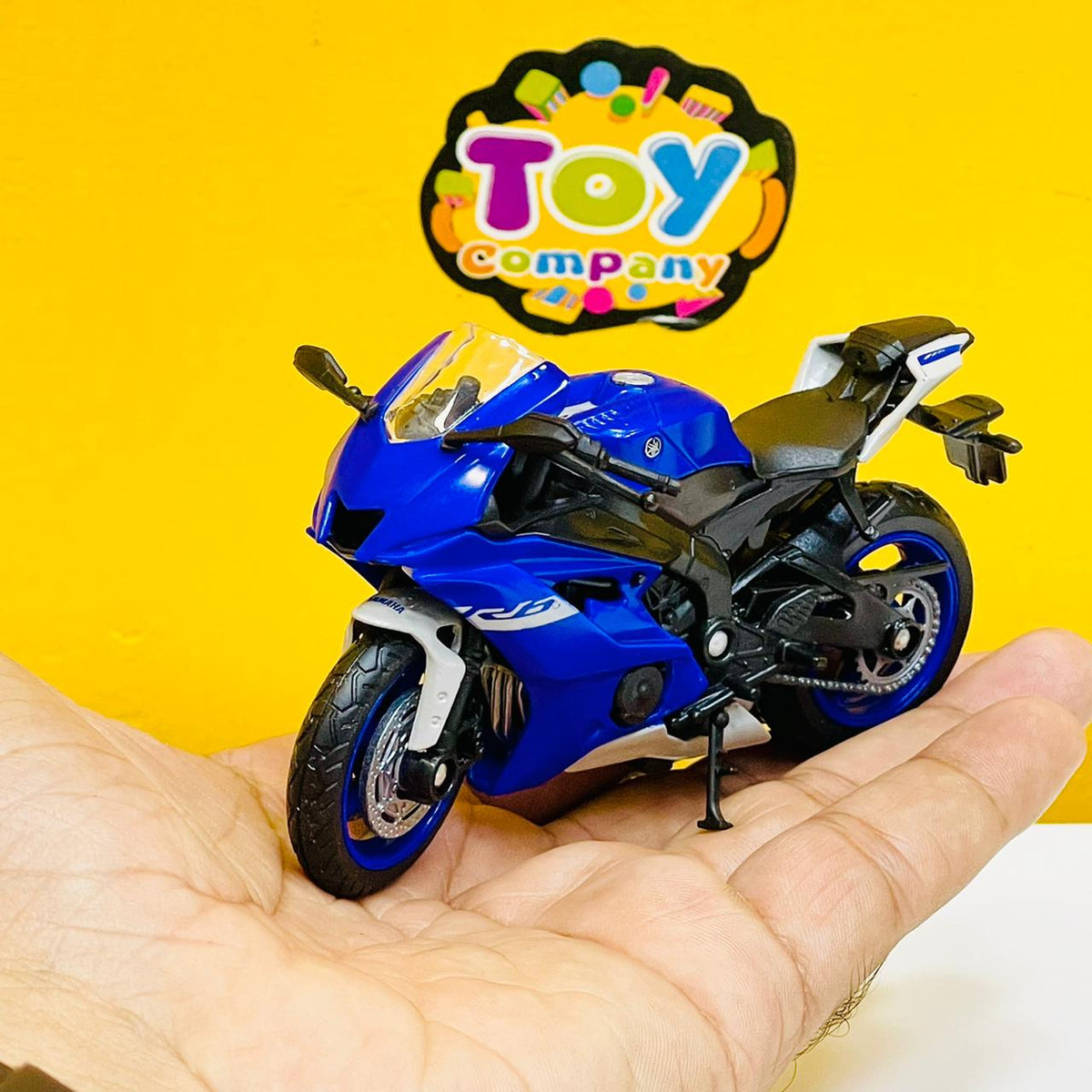 Welly 1:18 Diecast Yamaha YZF-R6 Model Bike