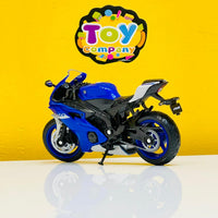 Welly 1:18 Diecast Yamaha YZF-R6 Model Bike