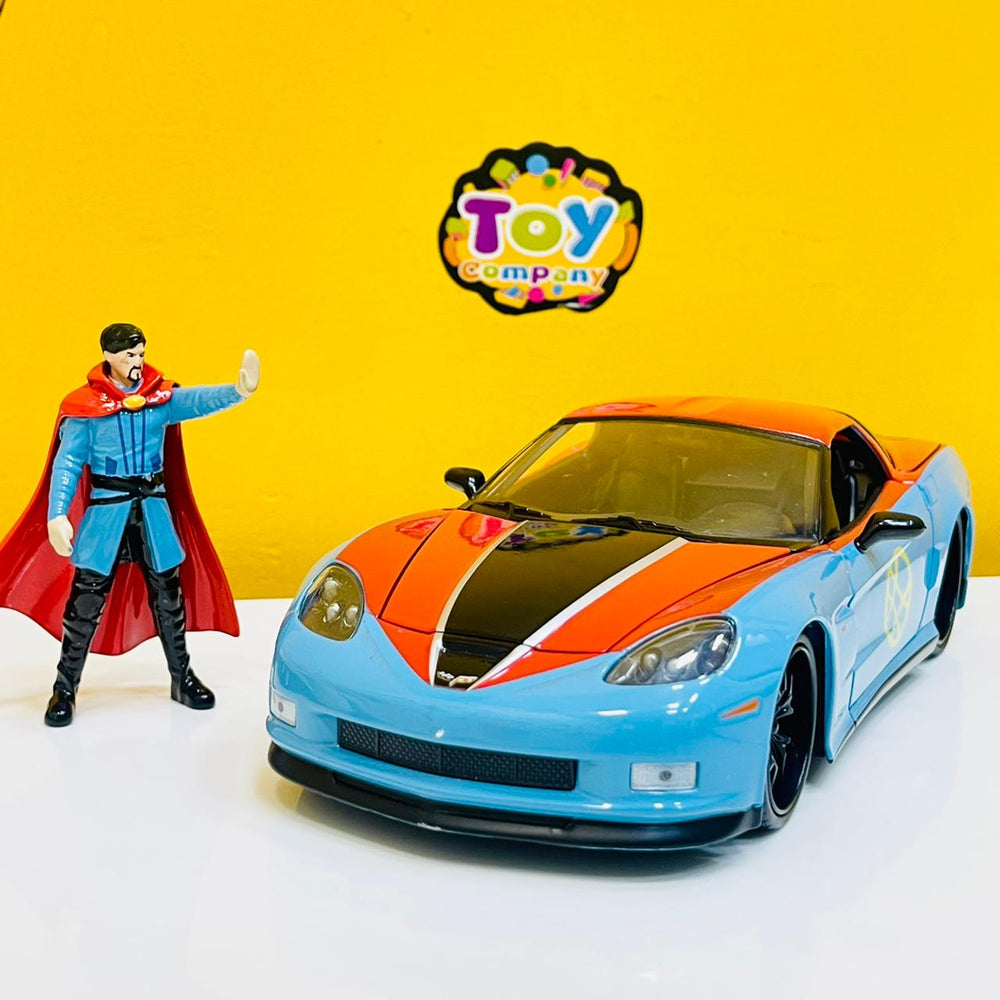 Marvel Avengers 2006 Chevrolet Corvette Z06 With Metal Miniature